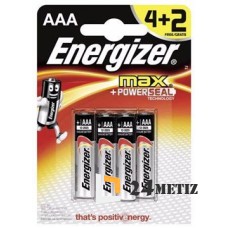 Батарейки Energizer MAX LR03 BP6 (6 шт)