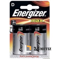 Батарейки Energizer MAX LR20 BP2 (2 шт)