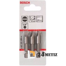 Бита Bosch SL 1.2x8 XH 49мм, 3 шт (2607001485)