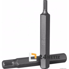 D10M75M06A Бита 10мм  SPLINE , М6, 75 мм S2 материал