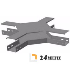 X-секция для лотка 300x50x0,8 (оцинкованная сталь)