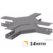 X-секция для лотка 300x60x1 (оцинкованная сталь)