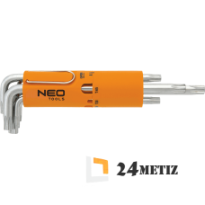 Набор ключей Torx имбусовых Т10-Т50, 8 шт. NEO 09-514