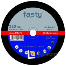 Круг отрезной по металлу Fasty A24Q-BF 230х3 (223002AM)