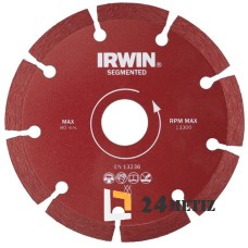 Диск алмазный по камню IRWIN 10505929 115мм / 22,2 (сухая резка)