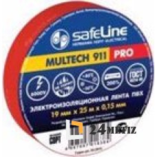 Изолента красная SafeLine Multech 911 ПВХ