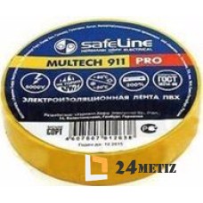 Изолента SafeLine Multech 911 15/10 (желтая)