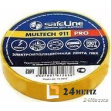 Изолента SafeLine Multech 911 15/20 (желтая)