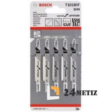 Пилки для лобзика Bosch T101BIF BIM, 59мм, 5 шт (2608636431)