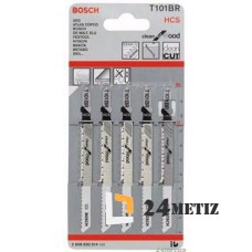 Пилки для лобзика Bosch T101BR, 74мм, 5 шт (2608630014)