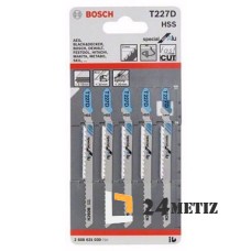 Пилки для лобзика Bosch T227D, 74мм, 5 шт (2608631030)