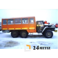 Урал вахта (вахтовый автобус) 4320-10, 1998г. в Пангодах, Надым, ЯНАО