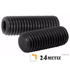 Винт установочный DIN 913 5x16, класс 12.9 (плоский)