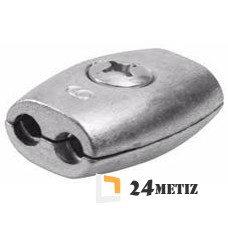 Зажим для троса Бочонок D3 (124200)