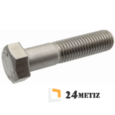 Болт с неполной резьбой DIN 931 6x40 (нержавеющая сталь А2)