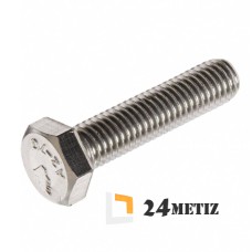 Болт с шестигранной головкой DIN 933 14x100 (нержавеющая сталь А2)