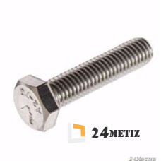 Болт с шестигранной головкой DIN 933 14x140 (нержавеющая сталь А2)