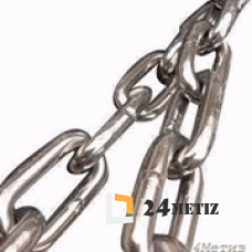 Цепь длиннозвенная DIN 763, нержавеющая А4
