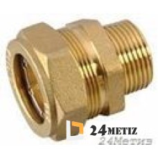 Муфта соединительная,  труба-НР  латунь V/S 25x3/4