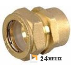 Муфта соединительная,  труба-ВР  латунь V/S 32x11/4 (F)