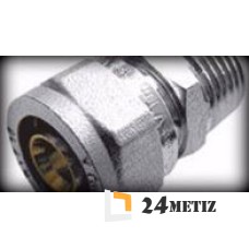 НИППЕЛЬ VALTEC ОБЖИМ 20Х1/2  наруж.