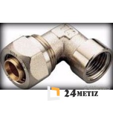 Угол TIEMME обжим 20х3/4  внутр