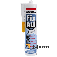 Клей-герметик Soudal Fix All Crystal 290мл., кристально прозрачный, бесцветный