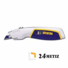 Нож  IRWIN ProTouch выдвижной 1 биметалл. лезвие трапеция без упаковки (12 шт/кор)