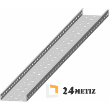 Лоток монтажный перфорированный Северная Аврора ЛПМ 100х60х0,7 оцинкованный