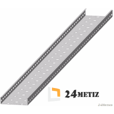 Лоток монтажный перфорированный Северная Аврора ЛПМ 150х50х1 оцинкованный