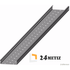 Лоток монтажный перфорированный Северная Аврора ЛПМ 200х100х0,7 холоднокат. сталь