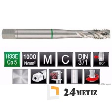 Метчик машинный HSS-Co 5% RUKO DIN 371 М4 (234040E)