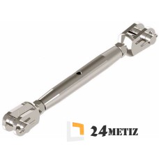 Талреп закрытый М20 вилка-вилка M8245 (нержавеющая сталь А4)