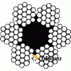 Канат грузовой ГОСТ 2688-80 51 мм разр.нагрузка не менее 113500кг